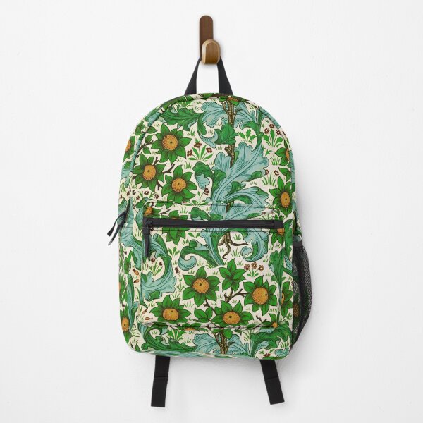 Item preview, ORANGE TREE WITH BLUE GREEN LEAVES ,FLOWERS Floral Art Nouveau Pattern designed and sold by BulganLumini.