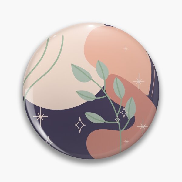 Item preview, Abstract shapes stars and leaves digital design illustration 50 designed and sold by MyBlackDreams.