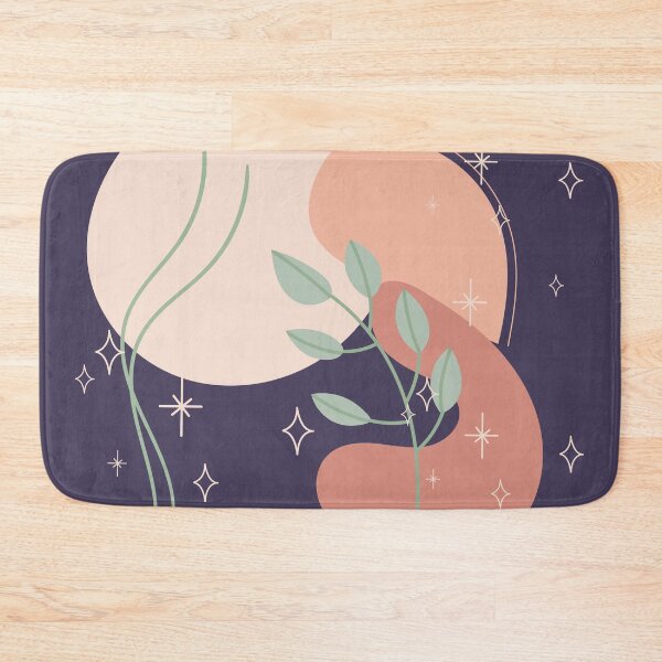 Item preview, Abstract shapes stars and leaves digital design illustration 50 designed and sold by MyBlackDreams.