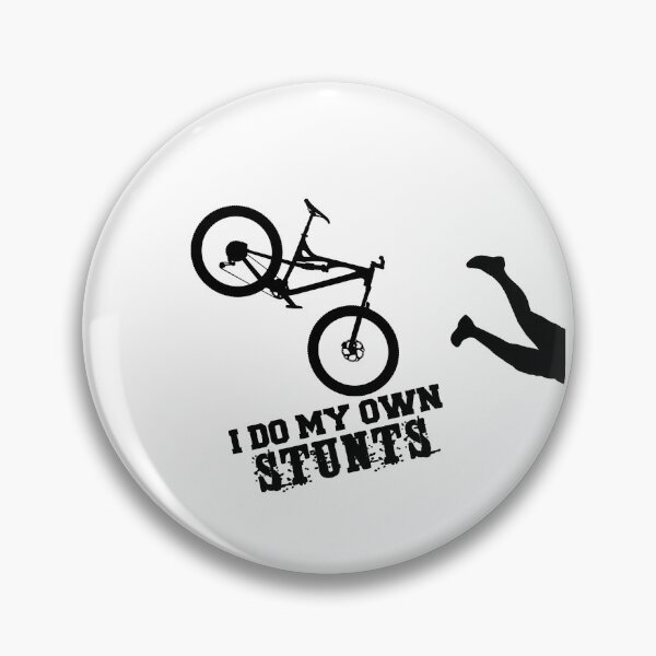 Item preview, I Do My Own Stunts Funny Mountain Bike designed and sold by teedad.