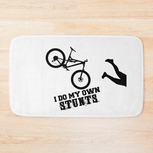 Item preview, I Do My Own Stunts Funny Mountain Bike designed and sold by teedad.