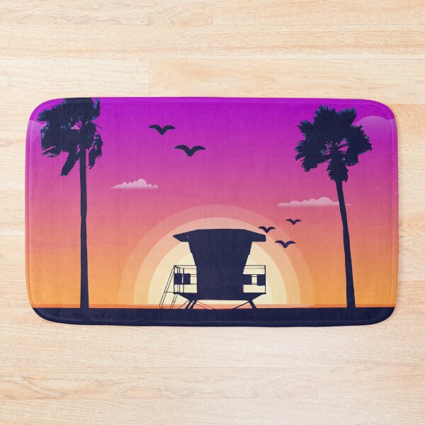 Item preview, Synthwave Lifeguard Tower designed and sold by christopper.