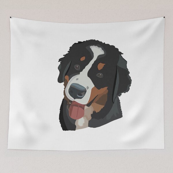 Item preview, rosie the bernese mountain dog designed and sold by therosiegarden.