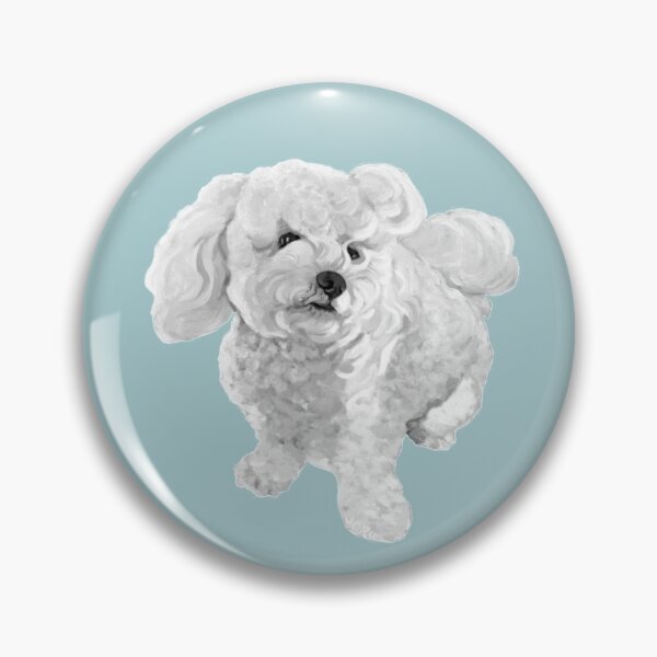 Item preview, A Beautiful Bichon named Coconut ~ Black and white designed and sold by Jane Oriel.
