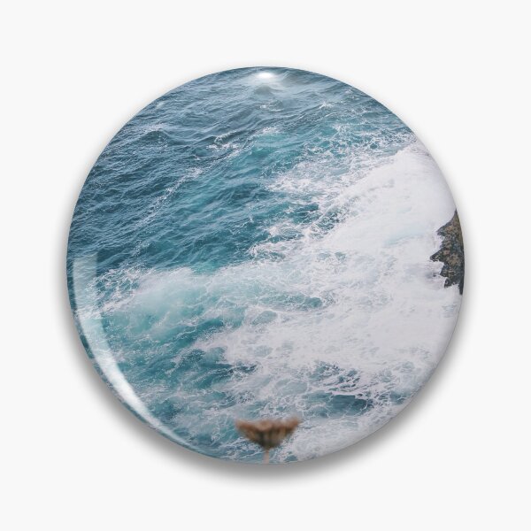 Item preview, Blue Ocean Waves Portugal Landscape Flower designed and sold by NelBo.
