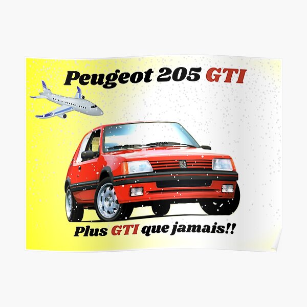 Peugeot 205 GTI Poster