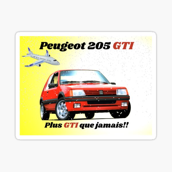 Peugeot 205 Gti Stickers Redbubble