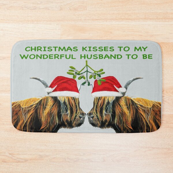 Item preview, Christmas Kisses to my wonderful husband to be - Christmas kisses to my wonderful fiancé  designed and sold by IslesArt.