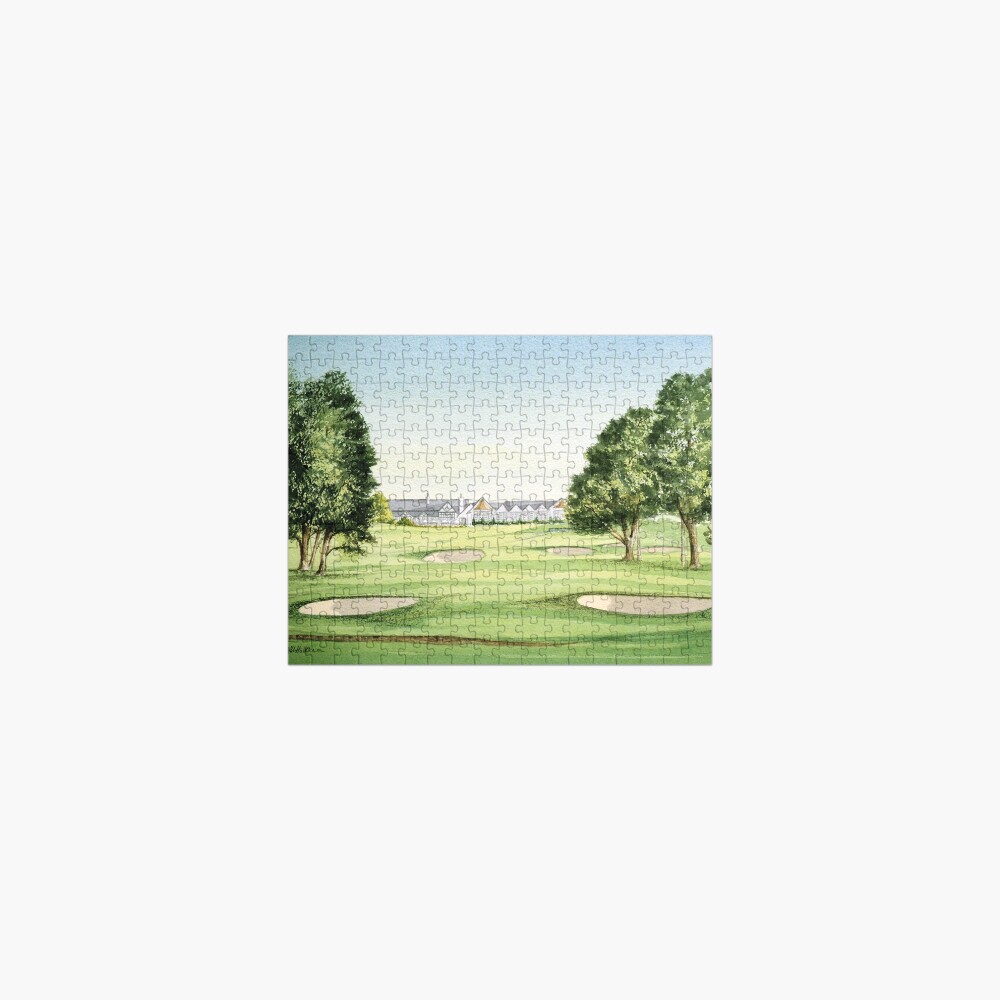 Southern Hills Golf Course 18th Green Jigsaw Puzzle