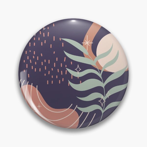 Item preview, Abstract shapes lines and leaves digital design illustration 52 designed and sold by MyBlackDreams.