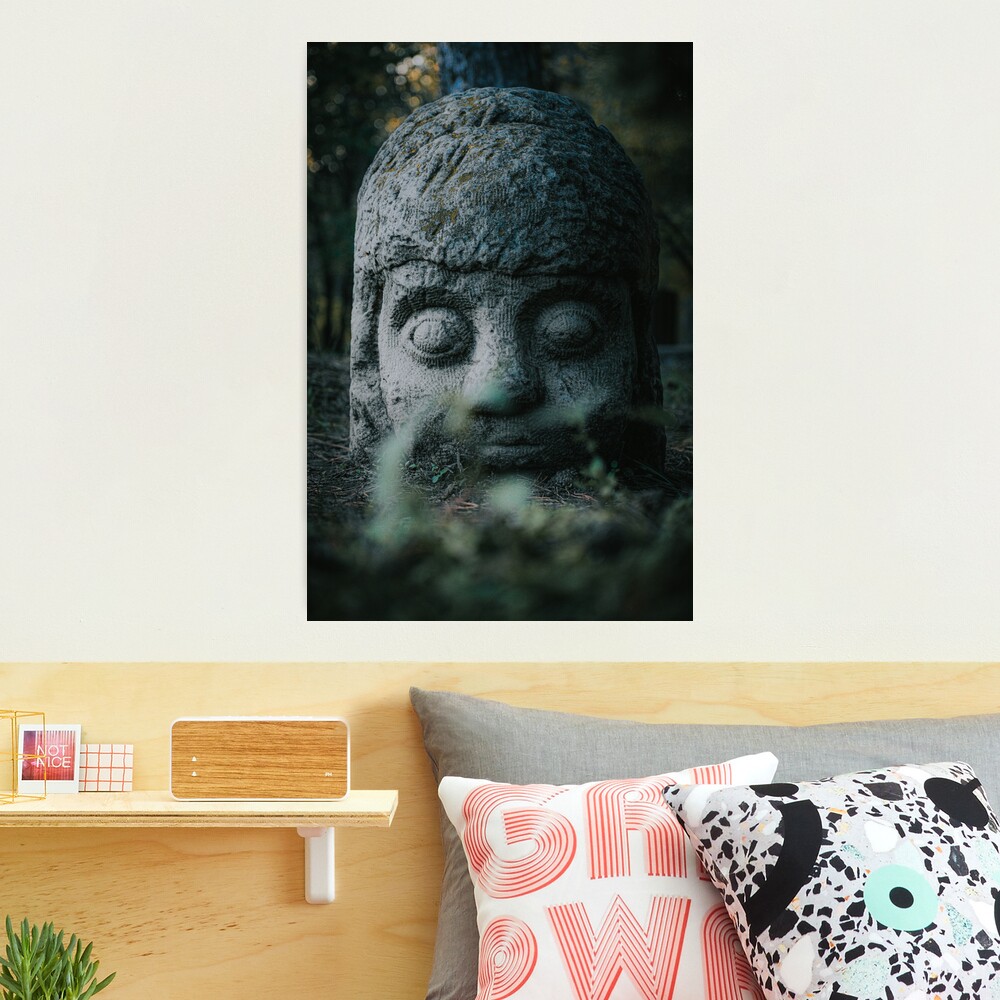 Stone Head Photographic Print