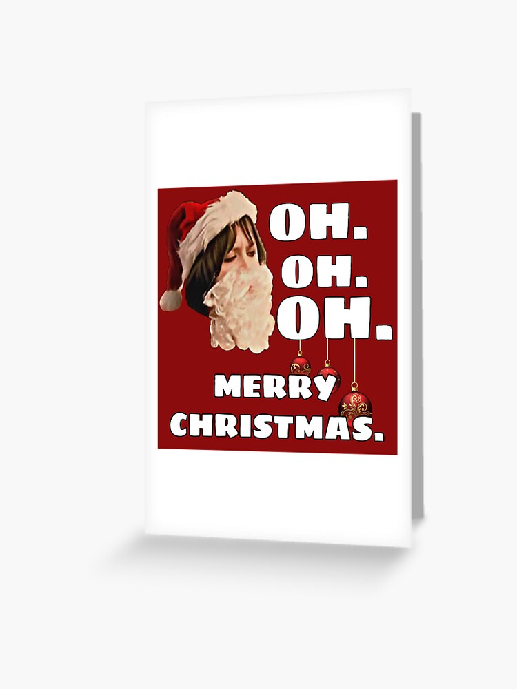 'Loch Nessa' Personalised Gavin and Stacey Funny Lush Santa Christmas Xmas Card 