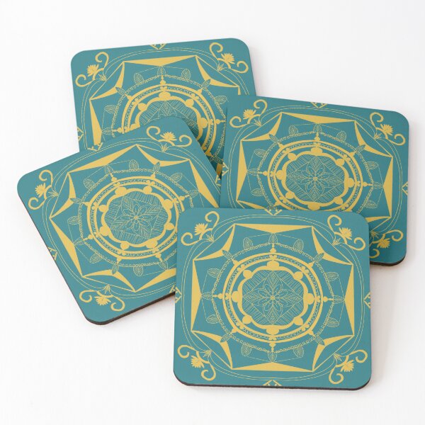Item preview, Strong colors - harmonious mandala designed and sold by mandaloveyoga.