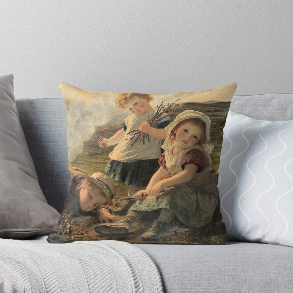 Item preview, Throw Pillow designed and sold by brushandframes.