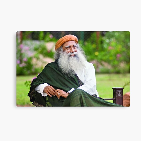 "Sadhguru" Canvas Print by Raxstar | Redbubble