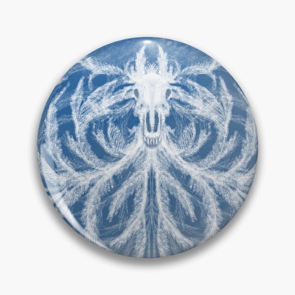 Item preview, Mari Lwyd in the frost v2 designed and sold by skullsandsheets.