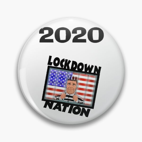 Item preview, USA 2020 Lockdown Nation Quarantine Fun Design designed and sold by bobla25.