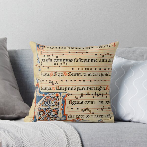 Item preview, Antiphonary - Medieval Musical Manuscript designed and sold by brushandframes.