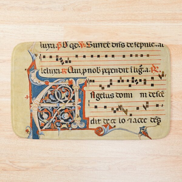 Item preview, Antiphonary - Medieval Musical Manuscript designed and sold by brushandframes.