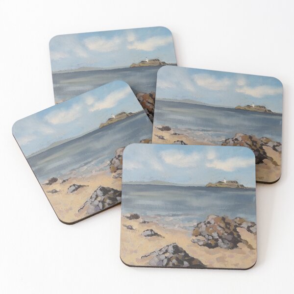 Item preview, Fidra Bay by Edinburgh Artist Tess Dunlop https://edinburghartist.gallery designed and sold by Tracey Pacitti.