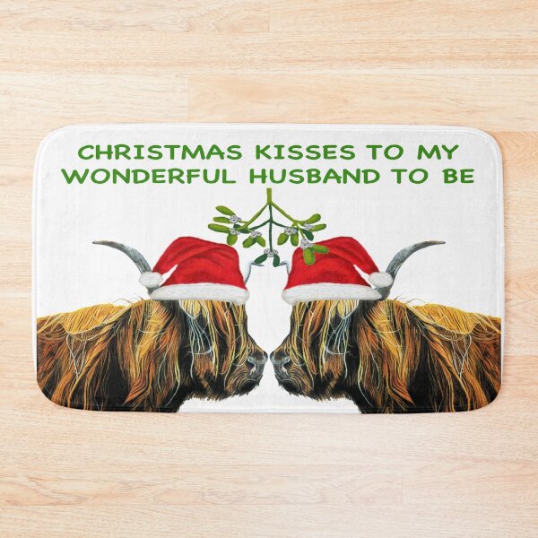 Item preview, Christmas Kisses to my wonderful husband to be - Christmas kisses to my wonderful fiancé  designed and sold by IslesArt.