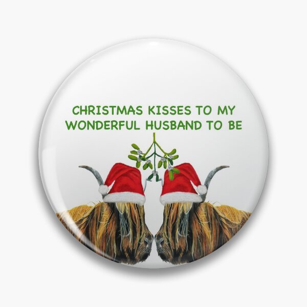 Item preview, Christmas Kisses to my wonderful husband to be - Christmas kisses to my wonderful fiancé  designed and sold by IslesArt.