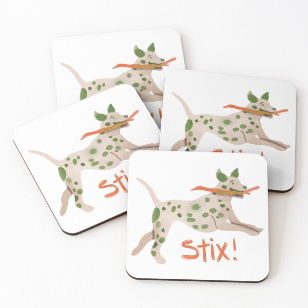 Item preview, Cute Dalmatian Dog Watercolor - Green, Tan, and Orange designed and sold by TheRainbowRoom.