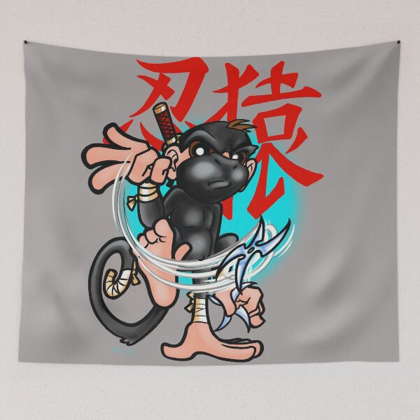 Item preview, Ninja Monkey designed and sold by MetroInk.