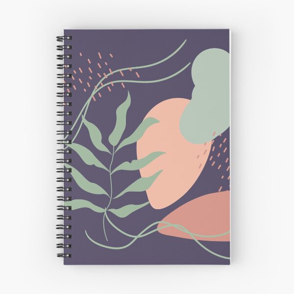Item preview, Abstract shapes lines and leaves digital design illustration 54 designed and sold by MyBlackDreams.
