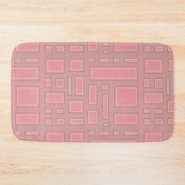 Item preview, Pink Square Grid designed and sold by RepeatCandy.