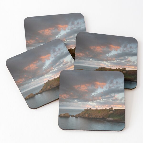 Item preview, sunset over dunnottar castle designed and sold by codaimages.