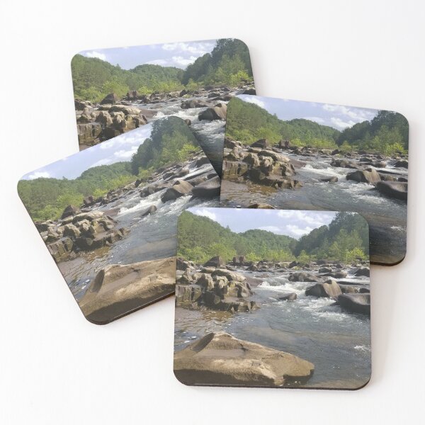 Item preview, Spring River with Green Trees in Backgrounds designed and sold by Wisps & Whiskers Designs.