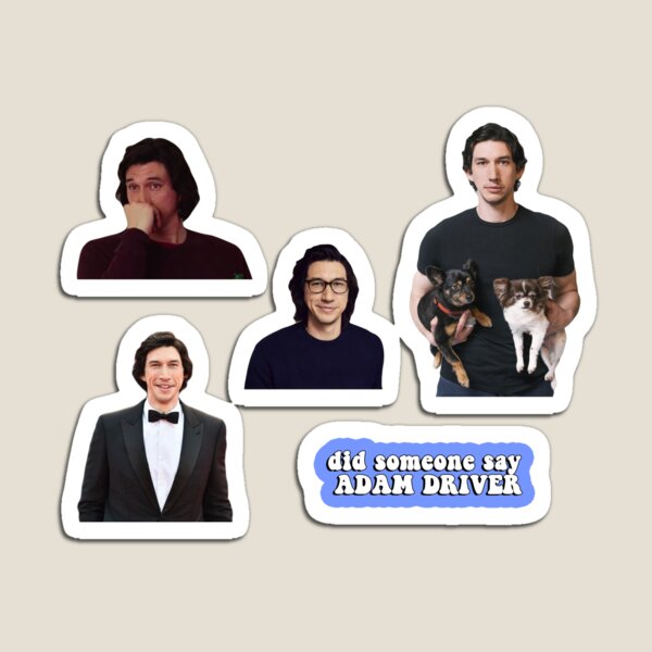 Item preview, Adam Driver Sticker Pack - Cute Funny Merch Poster Apparel Shirt Fan Art Movies Wife Hands T-Shirt mask phone case sweater Birthday Christmas 2021 Love Happy Smile Cat Age Wife A Marriage Story Love designed and sold by qualityprinting.