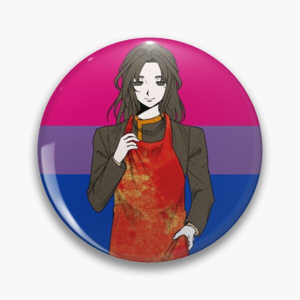 Item preview, Kai Satou Bisexual Pin  designed and sold by Cosplayshin.