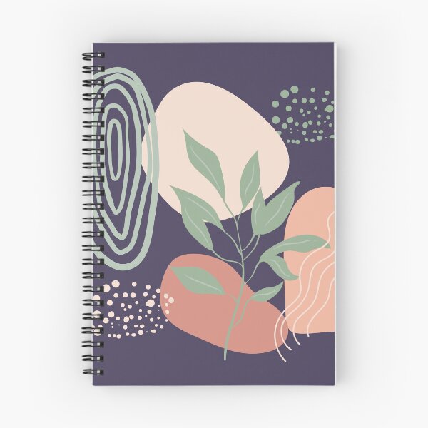 Item preview, Abstract shapes dots lines and leaves digital design illustration 55 designed and sold by MyBlackDreams.