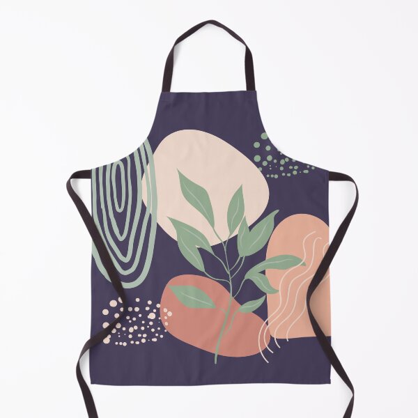 Item preview, Abstract shapes dots lines and leaves digital design illustration 55 designed and sold by MyBlackDreams.