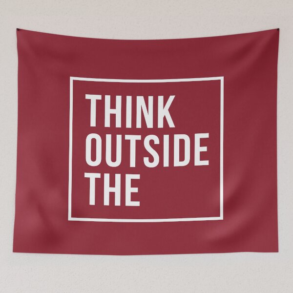 Item preview, Think outside the box designed and sold by EmotionArt.