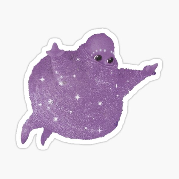 "Flying purple Boohbah! " Sticker by cronchpapa Redbubble