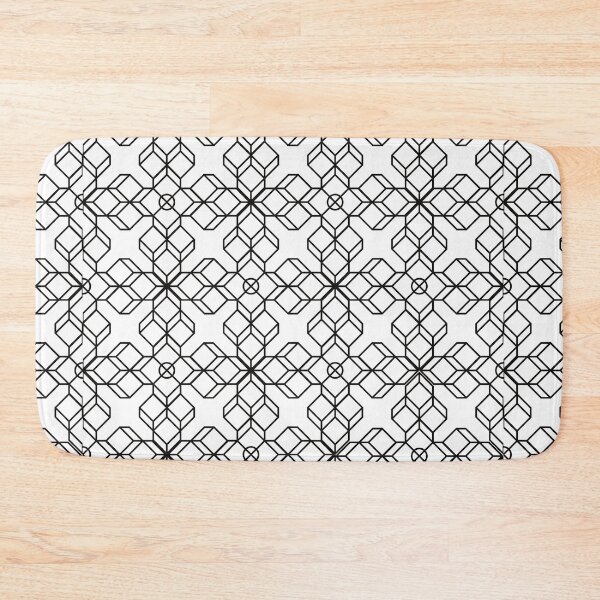 Item preview, Geometric Cross Compilation in Black and White designed and sold by danaJG.