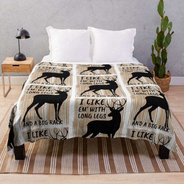 Item preview, I LIKE EM' WITH LONG LEGS AND A BIG RACK FUNNY HUNTING SHIRT AND CHRISTMAS GIFT FOR DEER LOVERS designed and sold by farhatkhanfir.