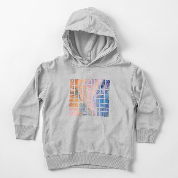 fluid art squares Toddler Pullover Hoodie