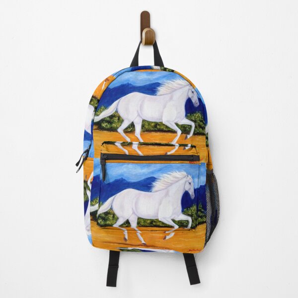 Item preview, Equine acrylic painting adalusian horse galloping designed and sold by horseaddicted.