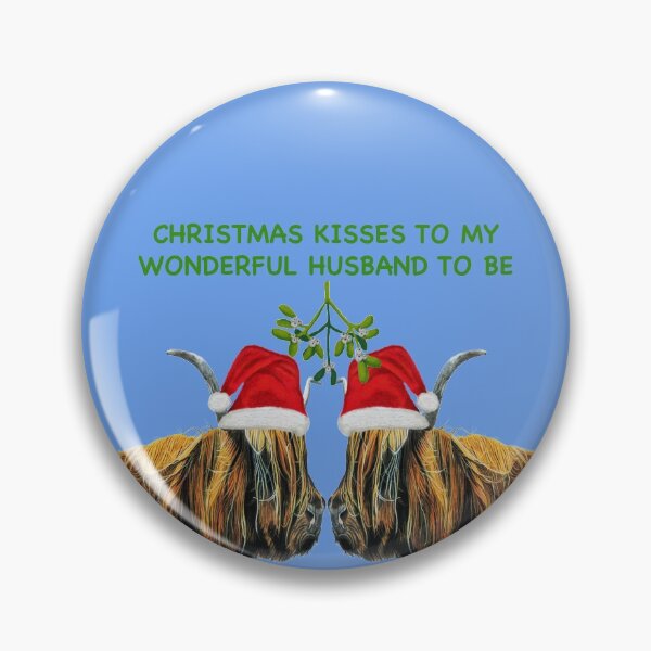 Item preview, Christmas Kisses to my wonderful husband to be - Christmas kisses to my wonderful fiancé  designed and sold by IslesArt.