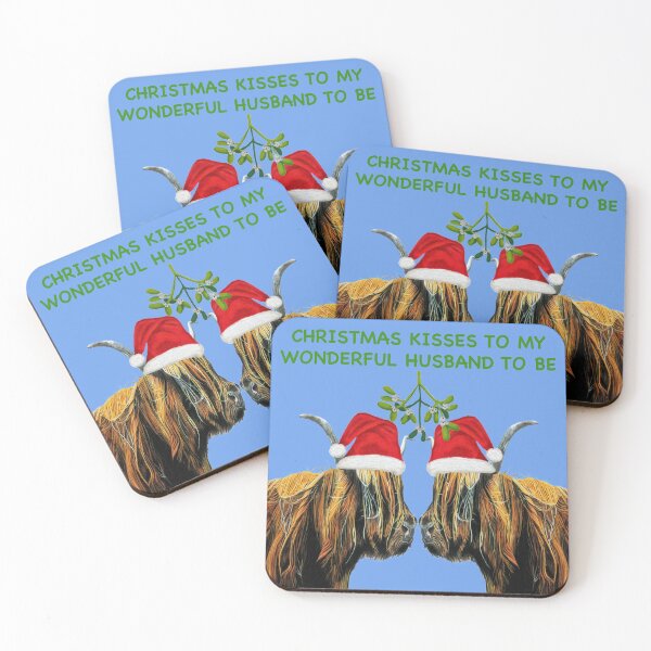 Item preview, Christmas Kisses to my wonderful husband to be - Christmas kisses to my wonderful fiancé  designed and sold by IslesArt.