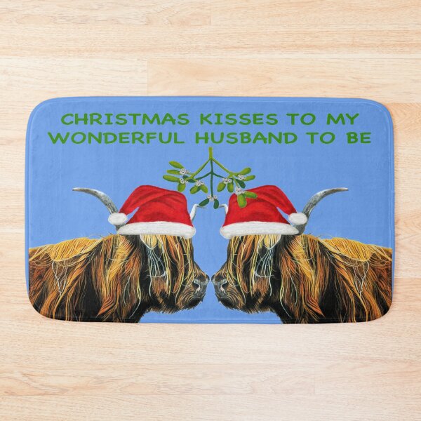Item preview, Christmas Kisses to my wonderful husband to be - Christmas kisses to my wonderful fiancé  designed and sold by IslesArt.