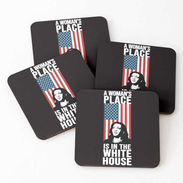 Item preview, a womans place is in the white house kamala harris vice president feminist quote 2021 inauguration designed and sold by GoodyLeo.