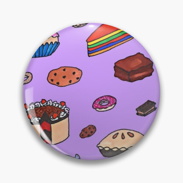 Item preview, Cakes on purple background designed and sold by RedGibson.