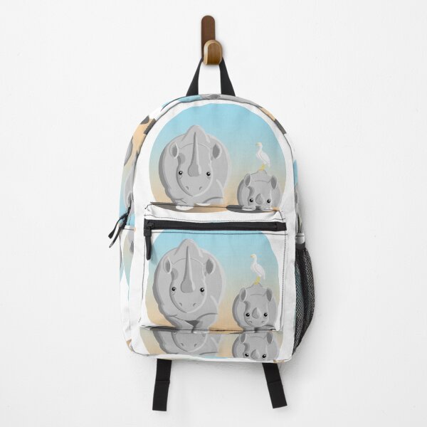 Item preview, Black rhinoceros with baby designed and sold by ZolinStudio.