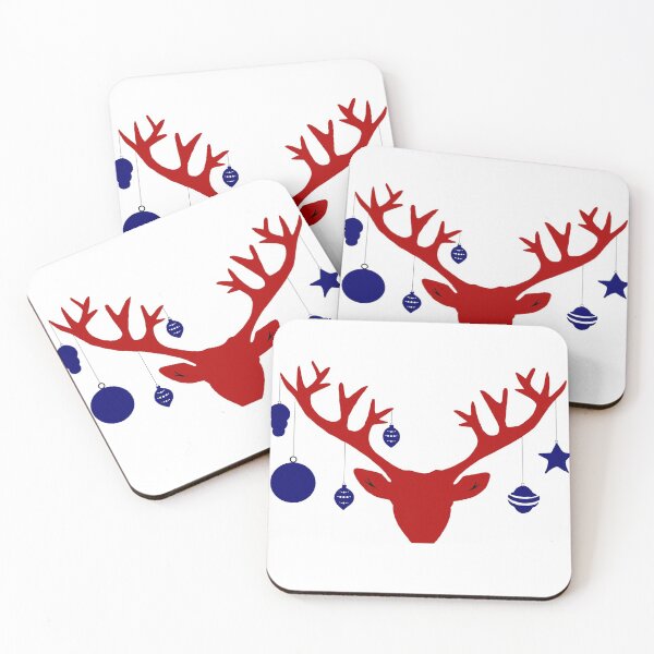 Item preview, Deer with Christmas ornaments. Christmas 2020. designed and sold by Elena González Álvarez.