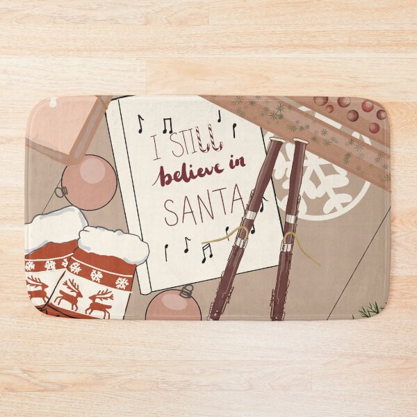 Item preview, I still believe in Santa - double bassoon - red designed and sold by ElmLenonn.